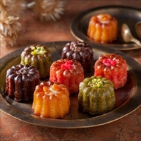 銀座京橋 レ ロジェ エギュスキロール 銀座ミニカヌレ 〔ショコラ・フランボワーズ・抹茶・オレンジ 各5〕 洋菓子【沖縄県・離島 配送不可】