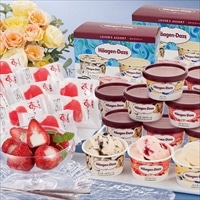 ハーゲンダッツ&苺アイス 〔ハーゲンダッツラバーズアソート(3種各2)×2、苺アイス×9〕【沖縄県・離島 配送不可】