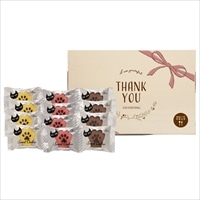 イーペルの猫祭り サンドクッキー 〔いちご・チーズ・ココア 各(約)18g×4個〕 スイーツ 個包装