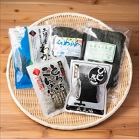 三陸産海藻5種セット 〔塩蔵わかめ130g、塩蔵昆布300g、くきわかめ300g、とろろ昆布30g、ひじき18g〕 宮城県 海藻類 東北土産 三井商店