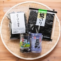 海苔お試しセットNS1 〔味付海苔102g・塩のり104g・焼きばらのり82g・焼のり60g〕 愛知県 乾物 伊藤海苔店
