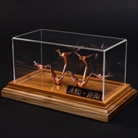 連鶴 6羽 〔20cm×10cm×8cm〕 新潟県 置物 工房おぐに