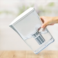 Welvina ピッチャー型浄水器 カートリッジ付き〔サイズ：縦235×横175×奥行85mm〕浄水ポット 日本製