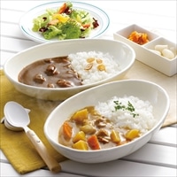 食通のためのカレーセット2種 〔ビーフカレー200g×3、ベジタブルポークカレー200g×3〕 レトルトカレー
