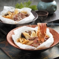 祇園さゝ木 黒毛和牛すき焼き風包み蒸し 〔150g×4〕 肉料理