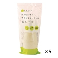 豆乳マヨ 卵を使わずに国産大豆でつくった 5個 〔200g×5〕 東京都 無添加 マヨネーズタイプ 調味料 チャヤ マクロビオティックス