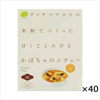 ケース かぼちゃのシチュー 米粉でつくった甘くてとろける 40個 〔180g×40〕 東京都 無添加 グルテンフリー レトルト チャヤ マクロビオティックス