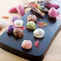 熊本いきなり団子 15個 セット〔プレーン・紫芋・よもぎ・黒糖・さくら 全5種 各80g×3〕 和菓子【北海道・沖縄・離島 お届け不可】