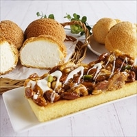 5種のナッツ贅沢キャラメルケーキ クッキーシュー 詰め合わせ 〔キャラメルケーキ300g・クッキーシュー2種各100g×各3〕 洋菓子
