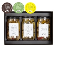 牡蠣オリーブオイル漬け 3種セット 〔オリーブオイル・バジルオイル・広島レモンオリーブオイル各200g〕 牡蠣 惣菜 広島 マルイチ商店