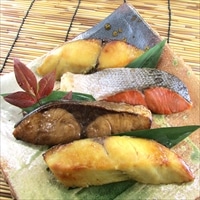レンジで簡単焼魚 〔さわら西京焼・銀ひらす西京焼・紅鮭塩焼・銀鮭照焼×各2〕 惣菜