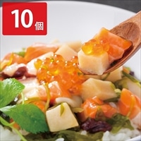 陸奥三陸 たっぷり海鮮丼の具 〔100g×10〕 魚 惣菜【北海道・沖縄県・離島 配送不可】