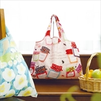 ショッピングバッグ 2way confiture 〔本体約W53×H40cm、持ち手20cm、ポケット約16×14cm〕 バッグ