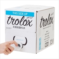 【北海道・沖縄・離島 お届け不可】天然抗酸化水trolox トロロックス BIB セット 〔12L×2〕 保存水 水