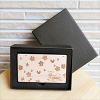 ぐんまちゃんの木製名刺ケース 〔9.3×6×厚さ1cm〕 名刺入れ 文具 群馬 木工部 久善
