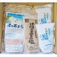渚のあま塩 詰合せセット〔500g×1・250g×1・125g×2〕 塩 鹿児島県 吹上天然塩の会
