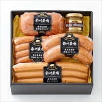 黒豚ソーセージセット 〔4種計640g グレインマスタード40g〕 ソーセージ 冷蔵 鹿児島 池信商事