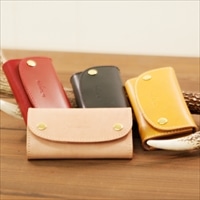 姫路産 ピットヌメ キーケース 〔H60×W110×D28mm〕 革小物 兵庫 whim