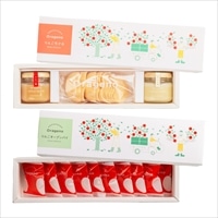 ORAGENO りんごのお菓子 詰め合わせ ギフトセット〔モナカ(餡2種、最中種5組) 、パイ〕スイーツ 焼菓子