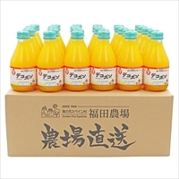 九州まるごとしぼり デコポン 30本セット 〔180ml×30〕 ジュース 飲料 熊本 福田農場