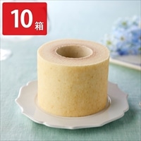 ホワイトチョコのバウムクーヘン 〔約315g(直径約10cm×高さ約8cm)×10箱〕 スイーツ