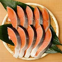築地魚河岸 北海道産時鮭セット 〔時鮭60g×10〕 時鮭 冷凍 東京 築地 鮭の店 昭和食品