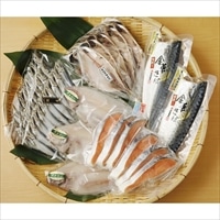 築地の目利き厳選 時鮭と干物の詰合せ 〔時鮭×6・アジ開干し×5・干カレイ×3・さば干物×2・ウルメ丸干し1連×3〕 東京 築地
