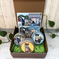 アンディ 神戸 クッキー缶 ギフトセット シバ犬〔角缶×1、丸缶×3、ポストカード×1〕クッキー 詰め合わせ