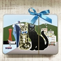 アンディ 神戸 クッキー缶 L KOBE ギフト〔ミニネコクッキーほか全4種、ポストカード〕クッキー 詰め合わせ