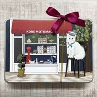 アンディ 神戸 クッキー缶 L 赤テント ギフト〔ミニネコクッキーほか全4種、ポストカード〕クッキー 詰め合わせ