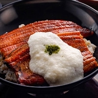 浅草むぎとろ うなとろセット 2人前 〔(うなぎ1尾約125g・とろろ50g・たれ10ml・山椒0.1g)×2〕 鰻 惣菜 東京