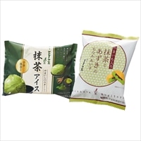 浅草むぎとろ 抹茶アイス 抹茶とあずきのもなかアイス 詰め合わせ 〔抹茶アイス、抹茶とあずきのもなかアイス 各90ml×5〕 アイスクリーム