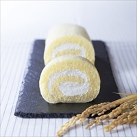 佐渡島 トキのお米ロール 2本入2箱 〔(18cm×2)×2〕 ロールケーキ 洋菓子 新潟 嶋屋製菓所 しまや