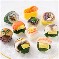 あでやか手鞠わさび葉寿し15個 〔手鞠寿し10種計15個〕 寿司 惣菜 奈良 わさび葉寿し うめもり 【北海道・沖縄・離島 配送不可】