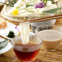 たれで食べる白石温麺 6箱 BO-6 〔しょうゆたれ・ごまだれ・くるみだれ付白石温麺×各2〕 温麺 宮城