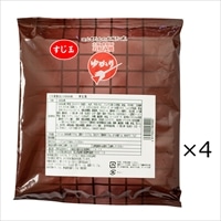 お好み焼 ゆかり 牛すじ玉 4枚 セット 〔(お好み焼き200g・濃厚ソース ほか調味料全4種)×4〕お好み焼き 大阪 粉もの