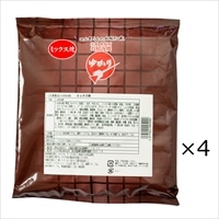 お好み焼 ゆかり 特選ミックス焼 4枚 セット 〔(お好み焼き・濃厚ソース ほか調味料全4種)×4〕お好み焼き 大阪 惣菜