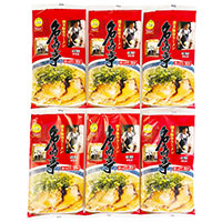 行列名店ラーメン 博多長浜ラーメン 名島亭 6食 〔めん90g・スープ75ml×各6〕 とんこつラーメン 九州 博多 長浜 ラーメン