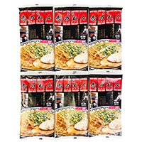 行列名店ラーメン 元祖赤のれん節ちゃんラーメン 6食 〔めん90g・スープ82ml×各6〕 とんこつラーメン 九州 博多 長浜 ラーメン