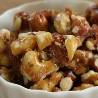 黒糖キャラメルナッツ お試し ご自宅用 〔200g〕 キャラメルナッツ 和菓子 鹿児島 永久屋