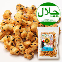 東京あられ 海苔 〔130g×6〕 HALAL認証 おかき ハラール 和菓子 東京 王様堂本店 王様製菓