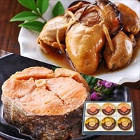 東北の缶詰 2種6缶 詰め合わせ 〔銀鮭のしょうゆ煮90g・牡蠣のしぐれ煮65g×各3〕 惣菜 宮城 マルヤ水産 CANNED