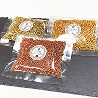 「衝撃のごま」ごまふりかけ カラフル 3種 セット 〔ごまわさび・ごま梅・ごまゆず各40g〕 ふりかけ 京都 錦市場