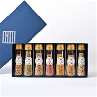 錦市場 京ふりかけ ごまふりかけ ボトルタイプ ギフト箱入り 〔ごまかつお22g・ごま柚子胡椒25g・ごまガーリック25g ほか全7種〕【北海道・沖縄県・離島 配送不可】