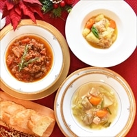 プレミアム惣菜セット 〔鶏塩じゃが200g・牛すじトマト煮込み170g・和風ポトフ150g×各2〕 惣菜 おかず【北海道・沖縄・離島 お届け不可】