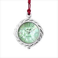 和心 江戸組紐 日本製 ポケットウォッチ 桜/緑 〔ストラップ約13cm〕 腕時計
