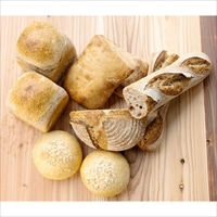 お食事パン いろいろセット 〔UFO(カンパーニュ)ハーフ・バゲットハーフ・チャパタ・食パン小・バンズ〕 冷凍 パン おへそカフェ広島