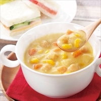 カフェ飯シ具だくさんチャウダースープセット25 〔コーンチャウダー、かぼちゃチャウダー〕 レトルトスープ
