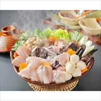 あんこう鍋うどんセット 約2人前 〔あんこう350g、あんこうつみれ60g、冷凍うどん、彦島みそ、鍋だし〕 関とら本店 藤フーズ