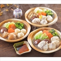 レンジで簡単 個食鍋 3種 セット 〔とらふぐちり鍋・真ふぐ寄せ鍋・あんこう鍋各300g、ふくポン酢、もみじおろし〕 関とら本店 藤フーズ